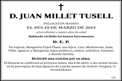 Juan Millet Tusell